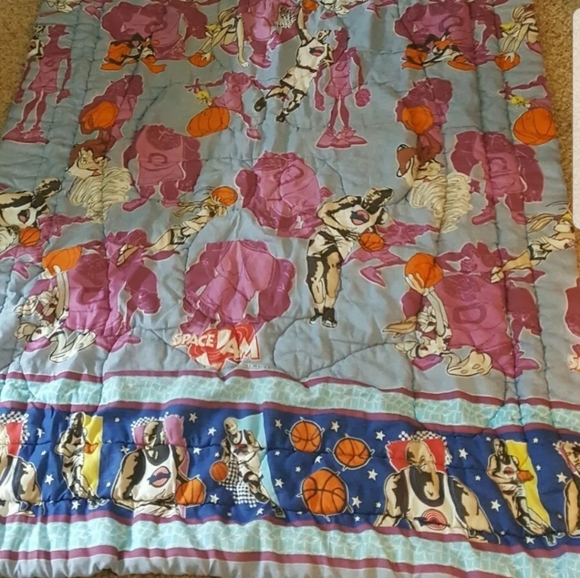 Bedding Space Jam Movie Michael Jordan Retro Blanketcomf Poshmark